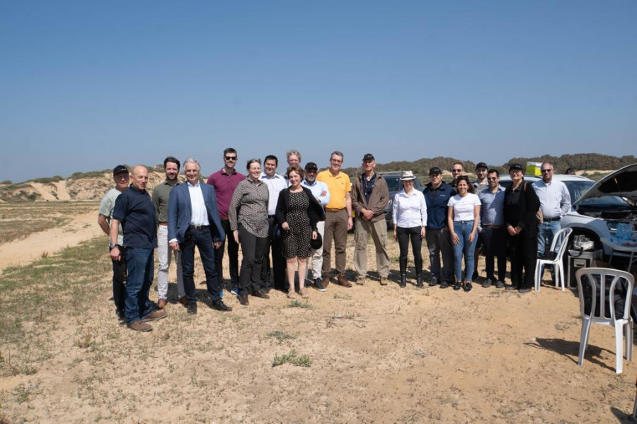 Netherlands airspace management mission networking event in Israel